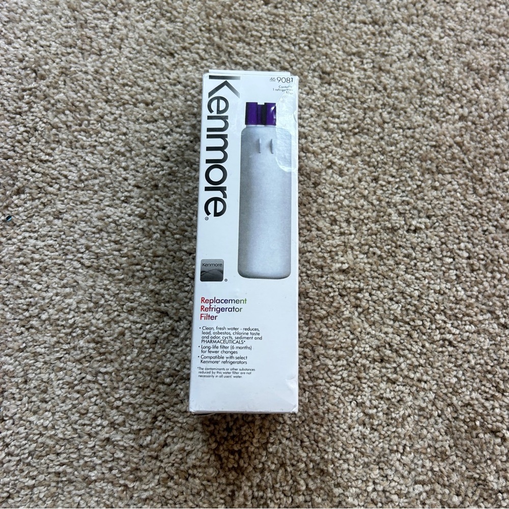 Kenmore 9081 Replacement Refrigerator Water Filter New Sealed Fridge Filter Cart